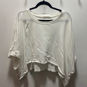 Free People white oversized T-Shirt